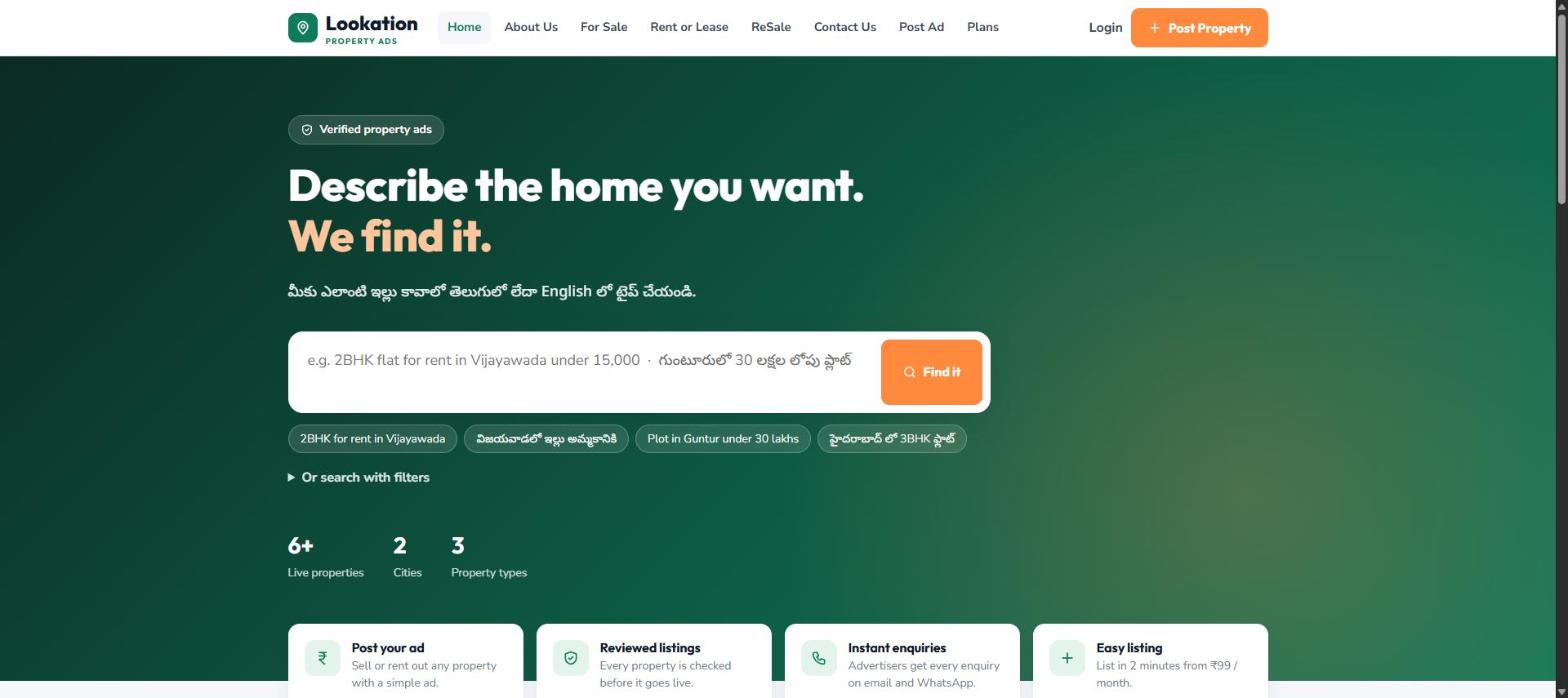 Lookation website